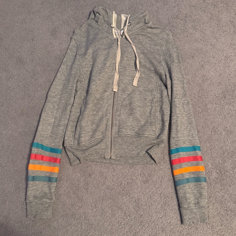 Grey Splendid Zip Up Hoodie
